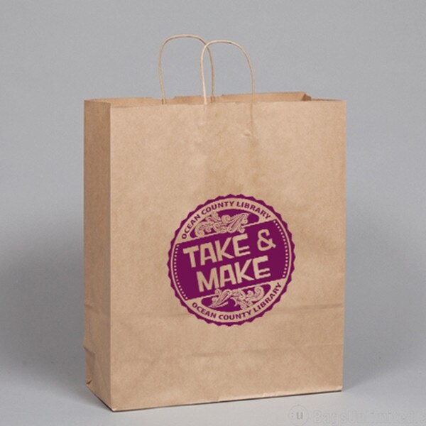 Natural Kraft Paper Custom PRINTED